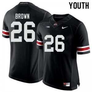 Youth Ohio State Buckeyes #26 Cameron Brown Black Nike NCAA College Football Jersey For Sale TLT8444ZR